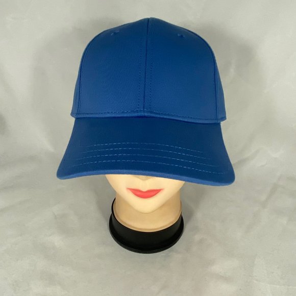 Solid Blue Baseball Cap - Picture 2 of 6